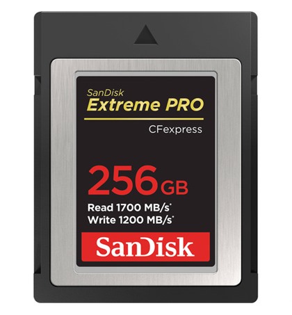 SanDisk CFexpress 256GB 1700MB/s Extreme PRO Type B