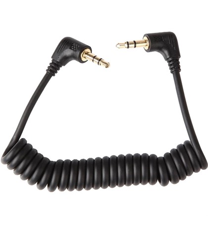 Saramonic WM4C-C35 Right-Angle 3.5mm TRS Coiled Output Cable