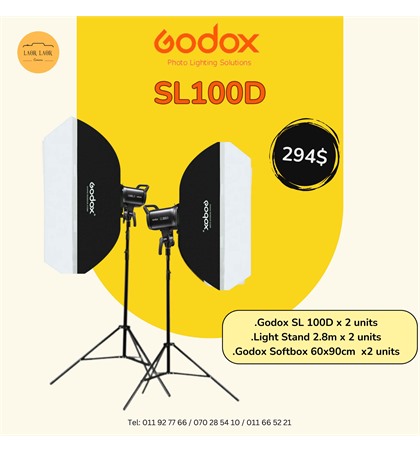 Godox SL100D LED Set 1 Pair