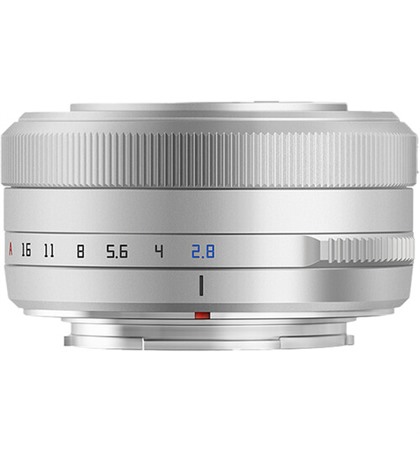 TTArtisan 27mm f/2.8 FX mount (For Fujifilm) - Silver