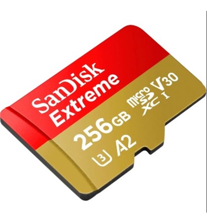 Sandisk Micro SD 256GB 190MB/s Extreme