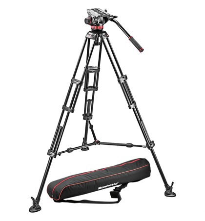 Manfrotto 546B Professional Video Tripod with Head MVH502A