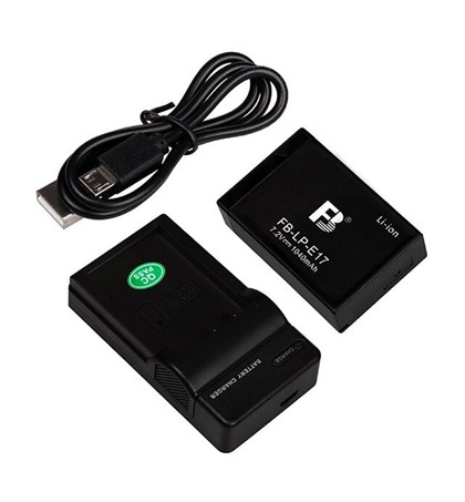 LP-E17 Battery and USB Charger FB 